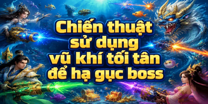 Chiến thuật sử dụng vũ khí tối tân để hạ gục boss lớn thu về lượng xu khủng